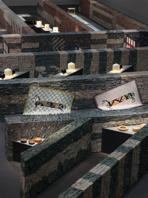 hermès embraces materials for new home collection at milan 